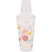 Poolside Summer Plastic Cocktail Shaker