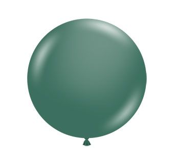 18in Helium Inflated Latex Balloon - Evergreen