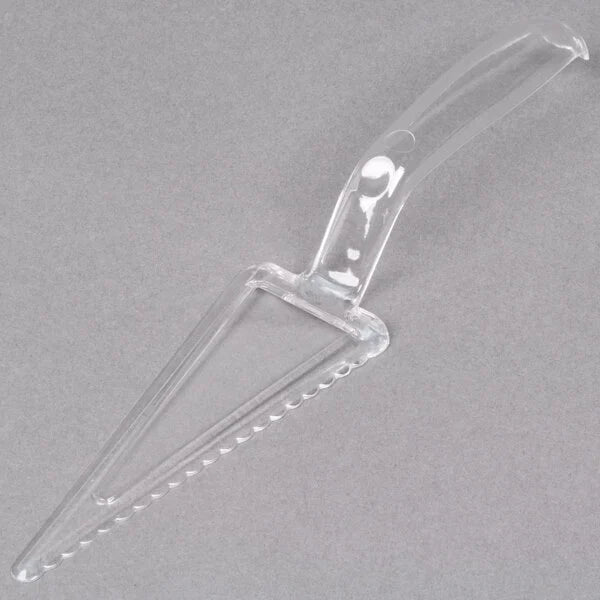 Clear Wrapped Plastic Cake Cutter/Lifter