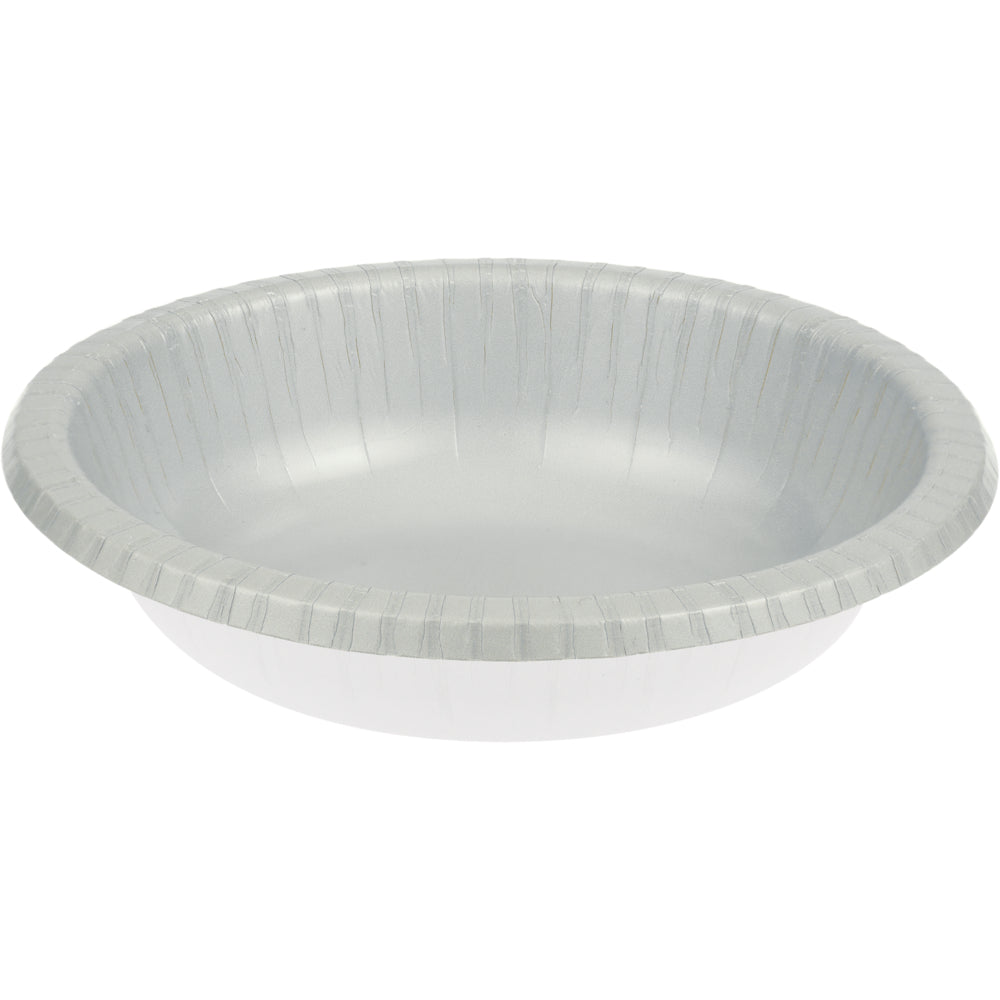 Silver 20oz Paper Bowls 20ct