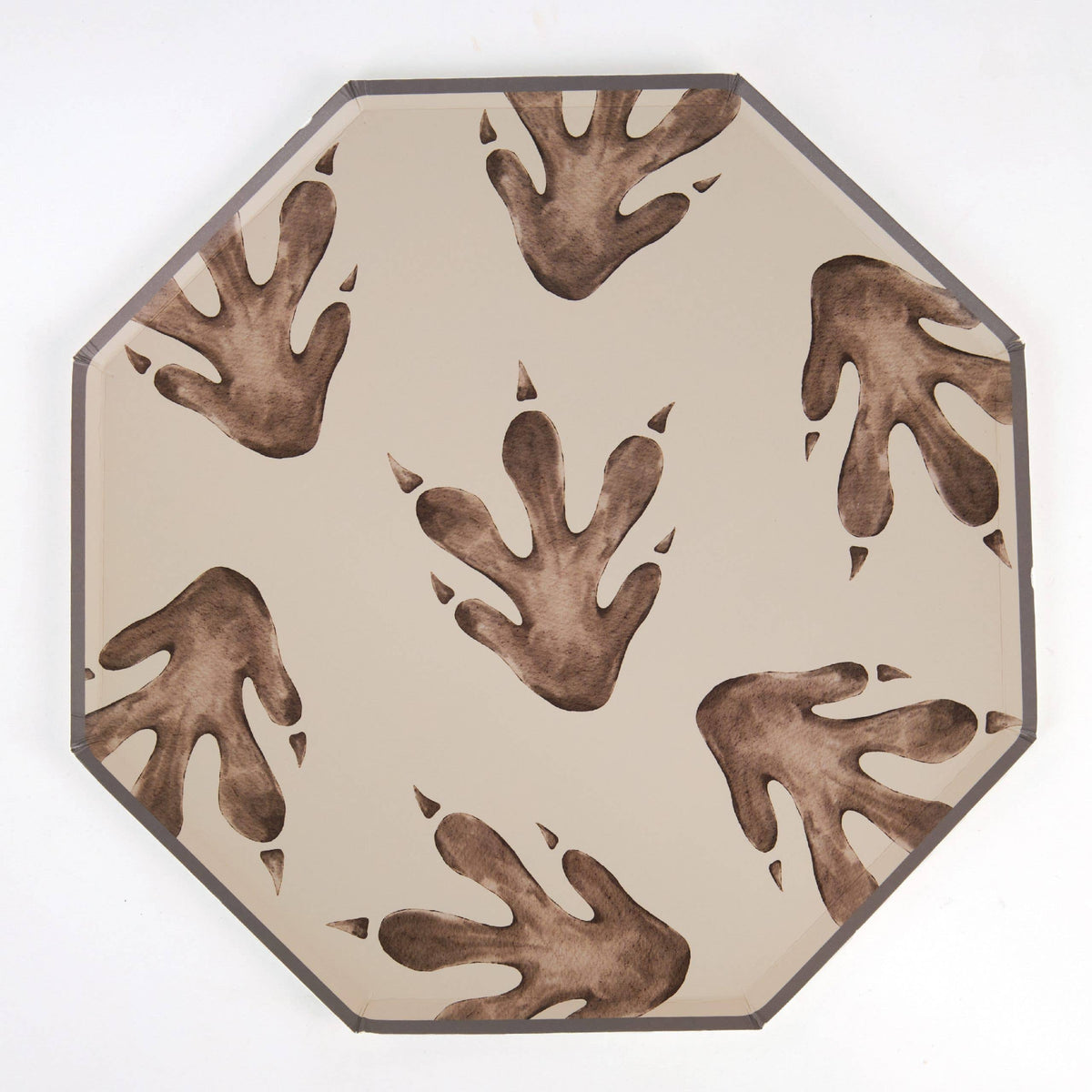 Dinosaur Footprint Paper Plates – 10 in