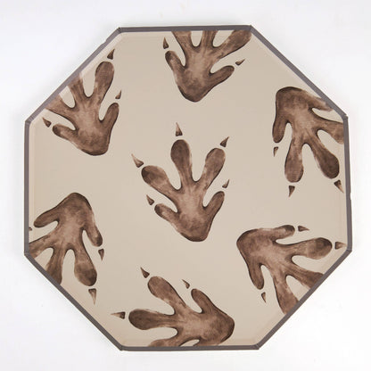 Dinosaur Footprint Paper Plates – 10 in