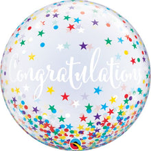 #562 Congratulations Confetti Stars 22in Balloon
