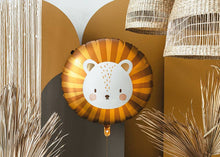 #628 Lion Round Foil Balloon 23 in.