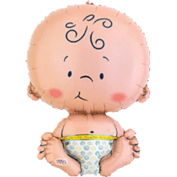 #539 Welcome Baby 24in Balloon
