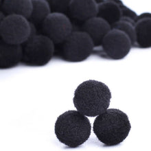 Pack of 100 Small 1/2 inch Pom Poms - Select Color