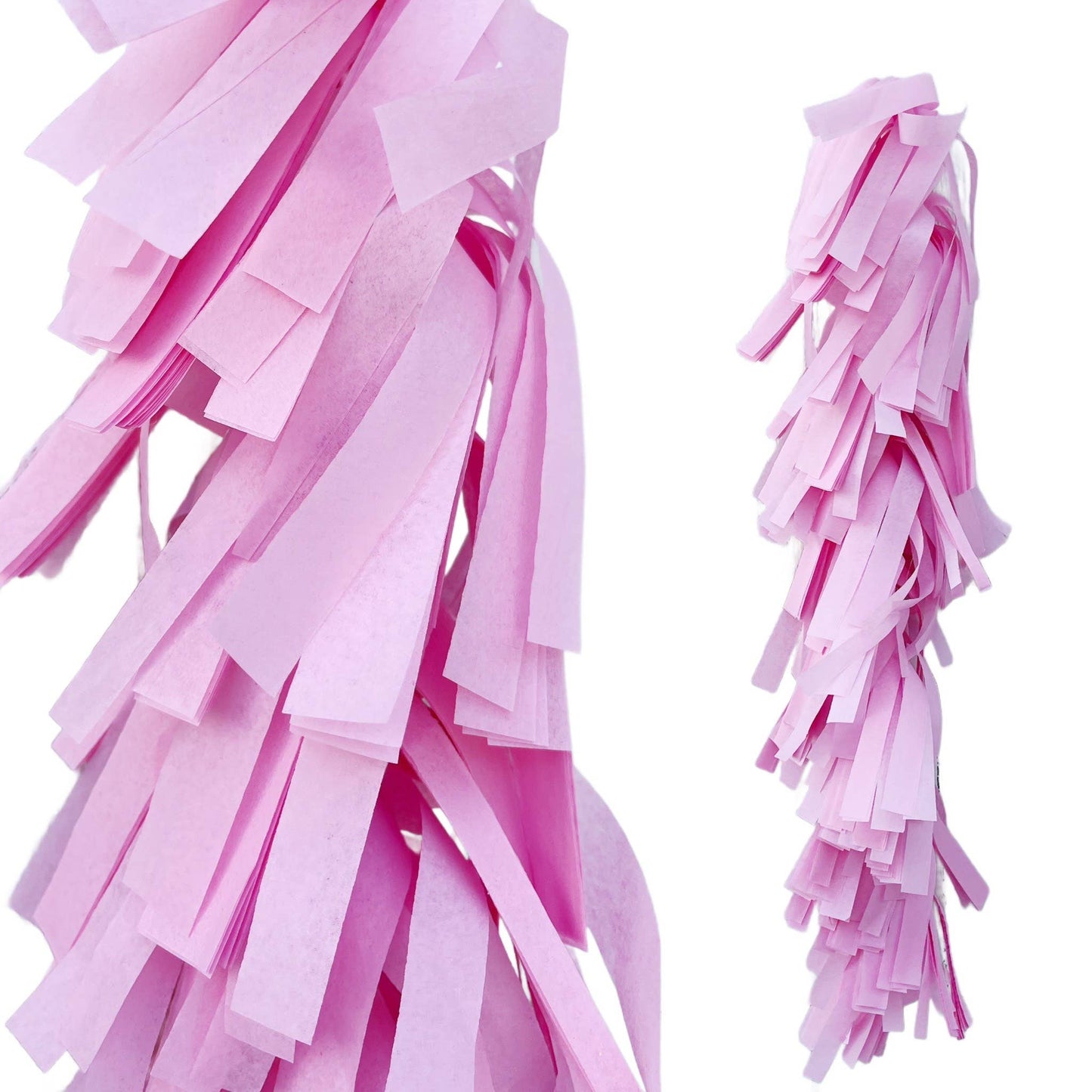 Fringed Tissue Balloon Tassel ( Solid Colors)