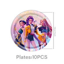 K-Pop Demon Hunters Birthday Decor Party Supplies