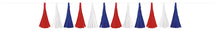 Patriotic Paper Tassel Garland 7.5ft