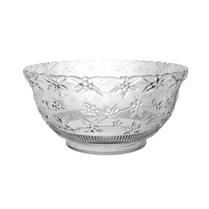 Decorative Punch Bowl Clear