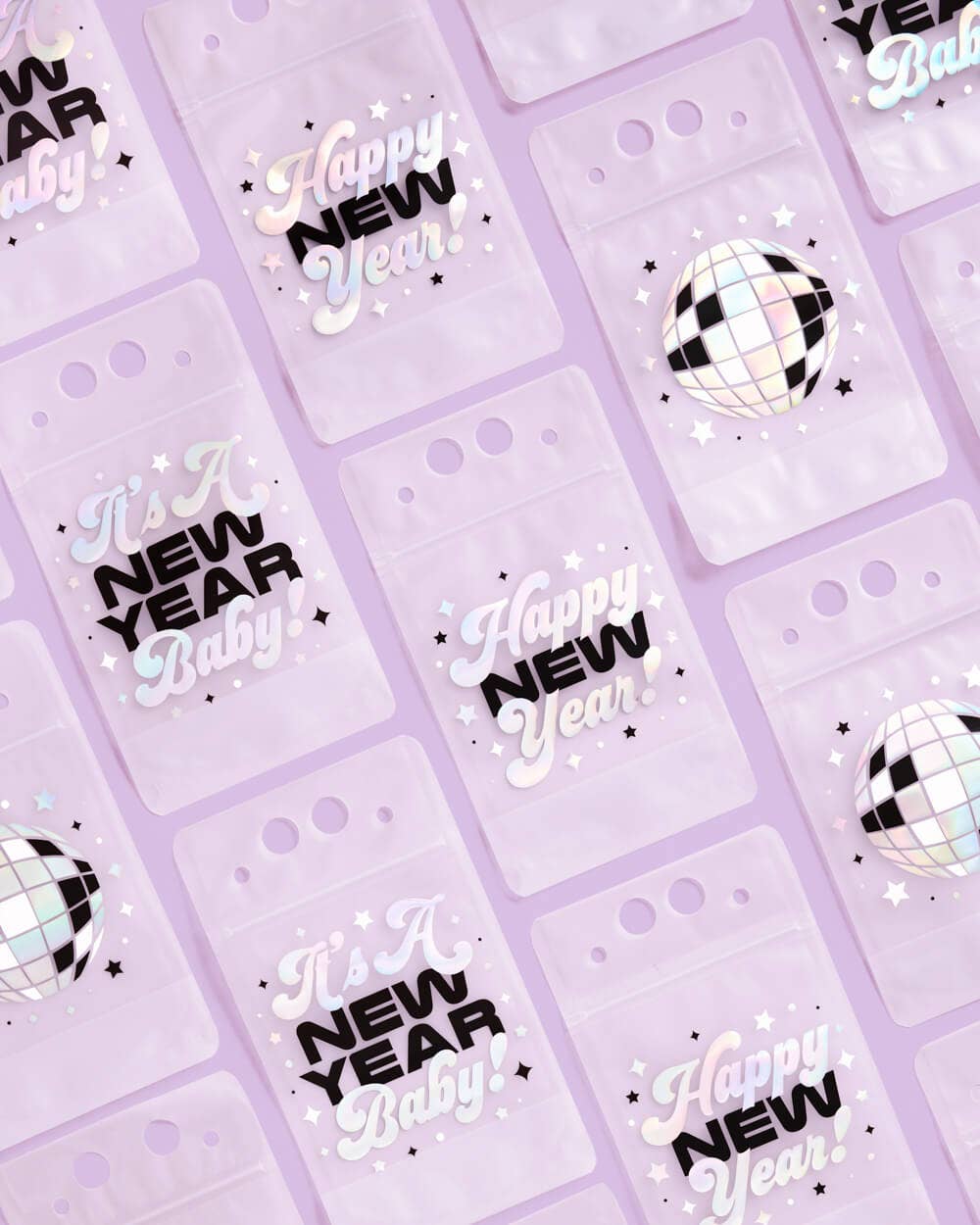 New Years Eve Party Drink Pouches