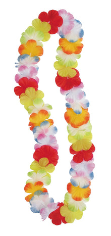 Hawaiian Flower Lei 42in - Multicolor