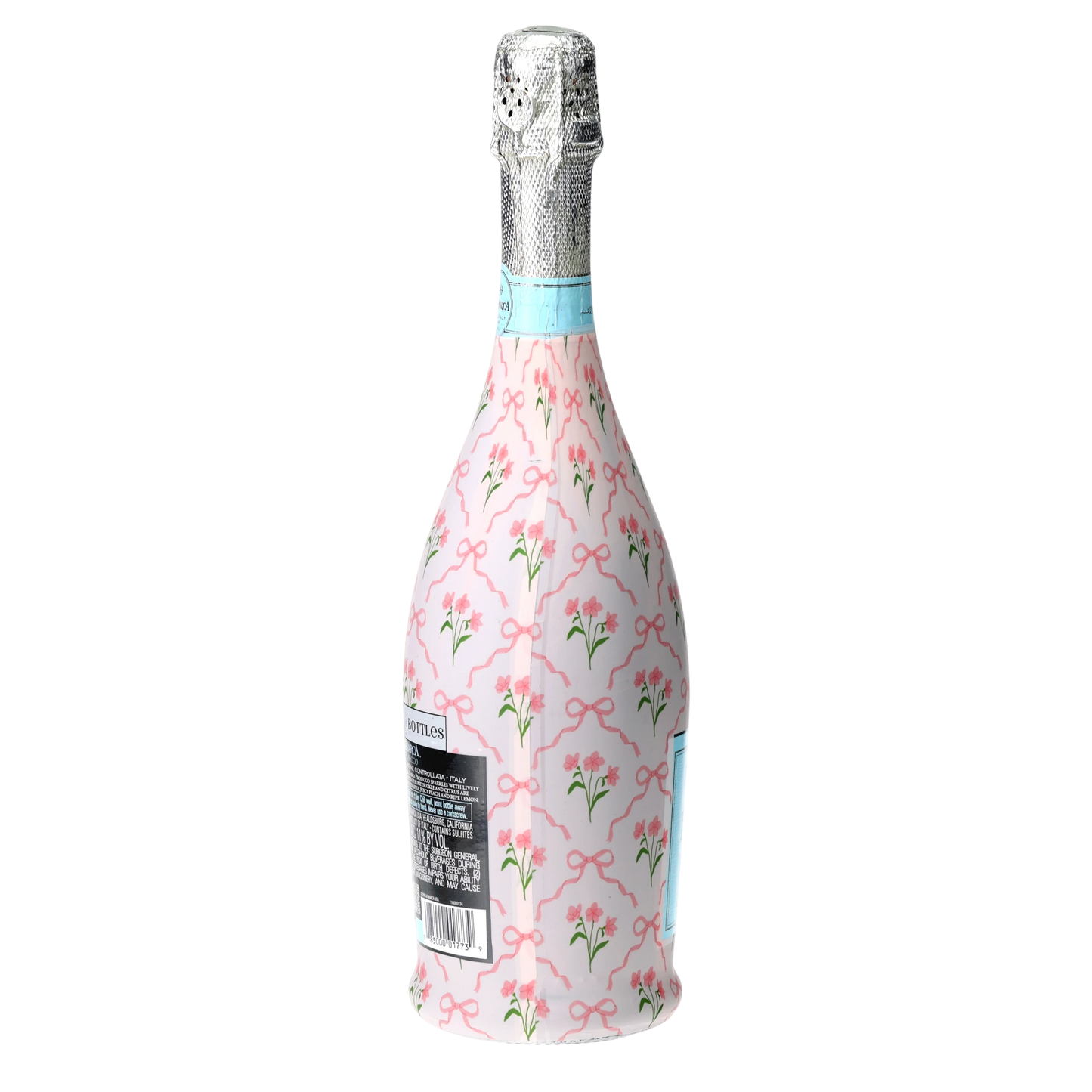 Beau Bottle Pink Bows and Blossoms - Prosecco Collection