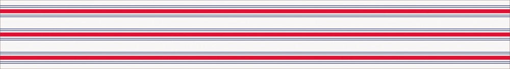 Peppy Patriotic Paper Table Runner 11in x 7ft