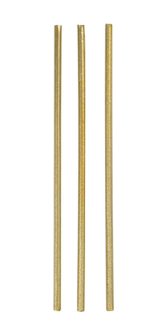 Gold Sparkling Birthday Candles 18ct