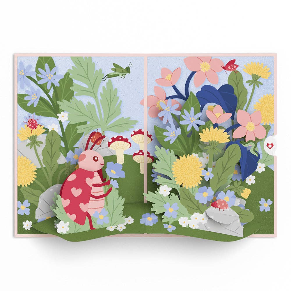 Hey, Love Bug! Pop-Up Card 5x7"