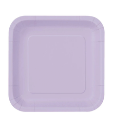 Lavender Square 7in Dessert Plates 16ct