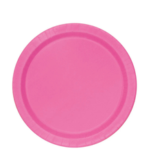 Hot Pink 7in Paper Plates 20ct