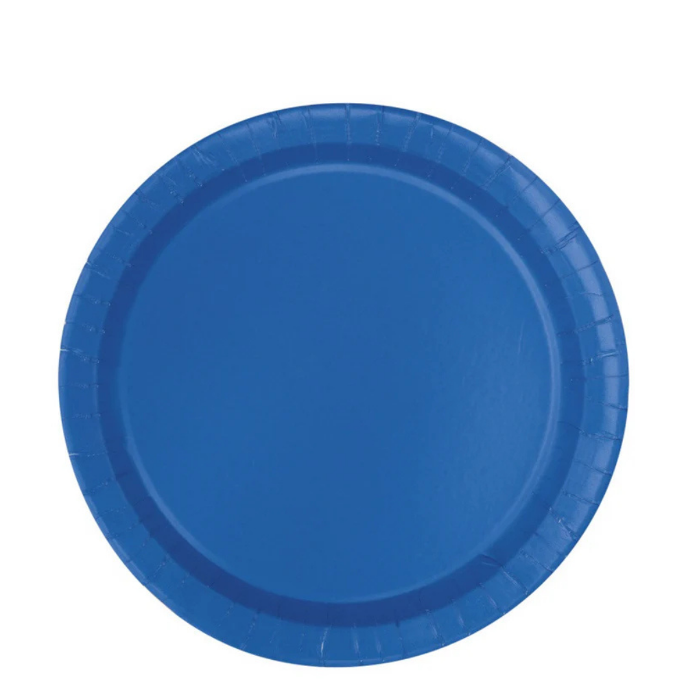 Royal Blue 7in Paper Plates 20ct