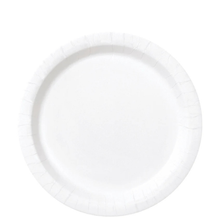 White 7in Paper Plates 20ct