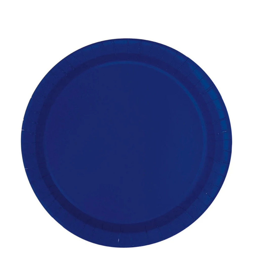 Navy Blue 7in Paper Plates 50ct