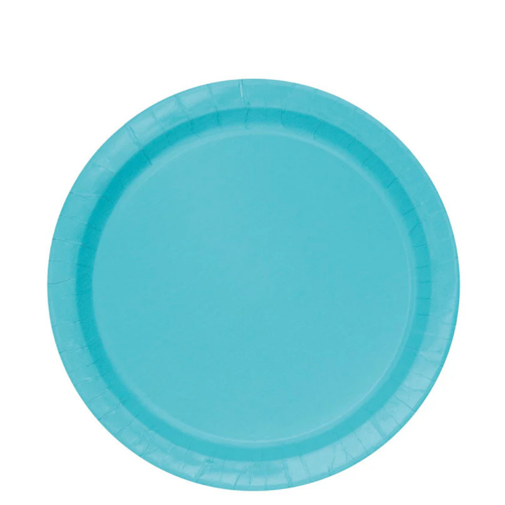 Teal 7in Paper Plates 50ct