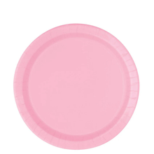 Pink 7in Paper Plates 20ct