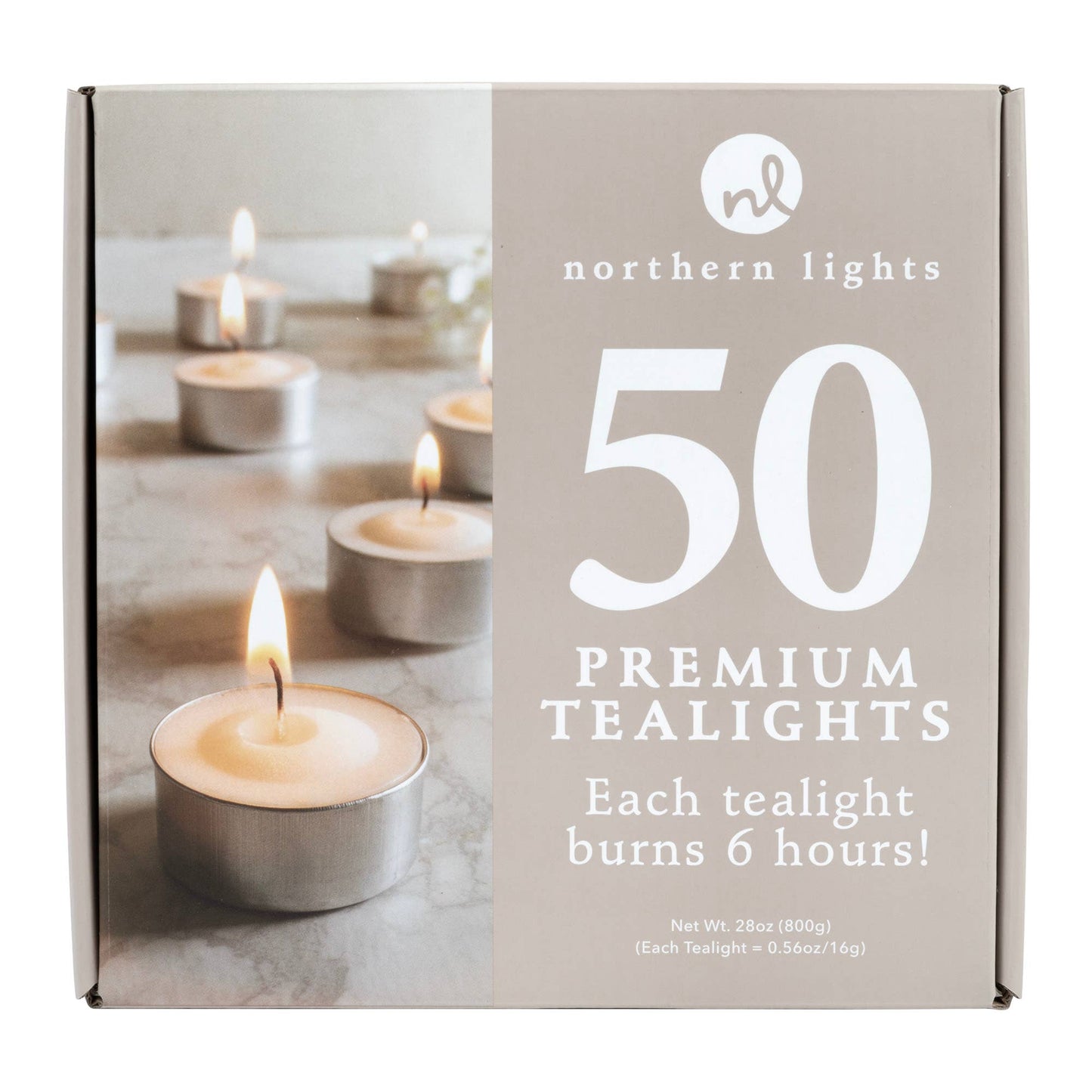 Unfragranced Tealight Candles