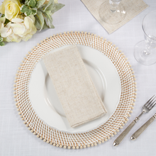 Classic Natural Linen-Blend 20" Dinner Napkin