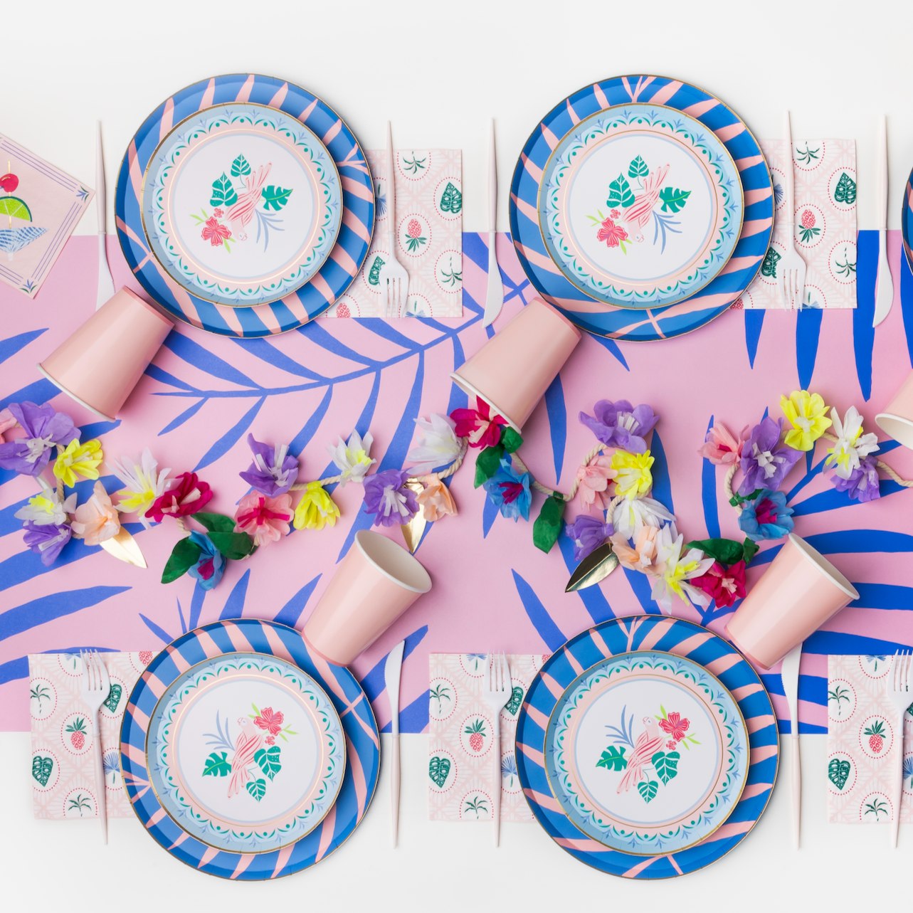 LUAU PALM LARGE PLATES