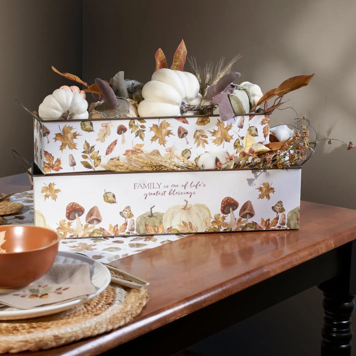 Fall Leaves Paper Runner