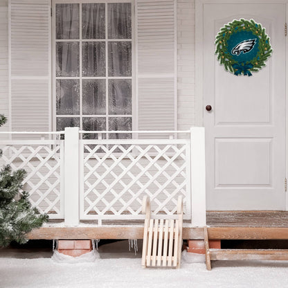 NFL Football Philadelphia Eagles Wreath Shape Cut Pennant