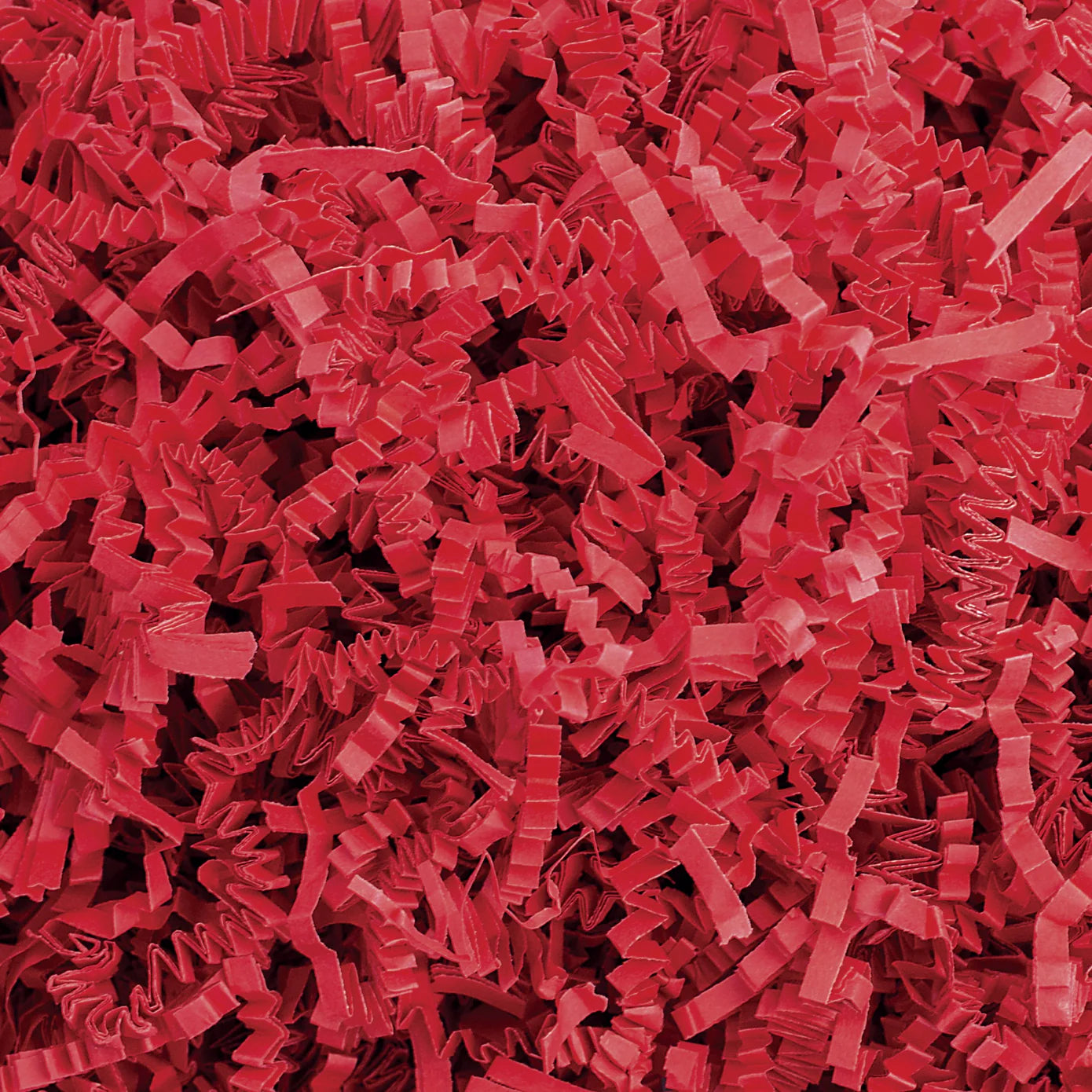 Red Crinkle Cut Shred Tissue Paper 2oz