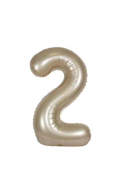 34in Number Balloons: Champagne