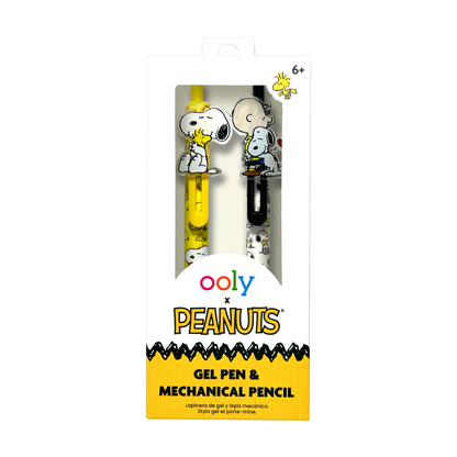 OOLY x Peanuts: Gel Pen & Mechanical Pencil (Set of 2)