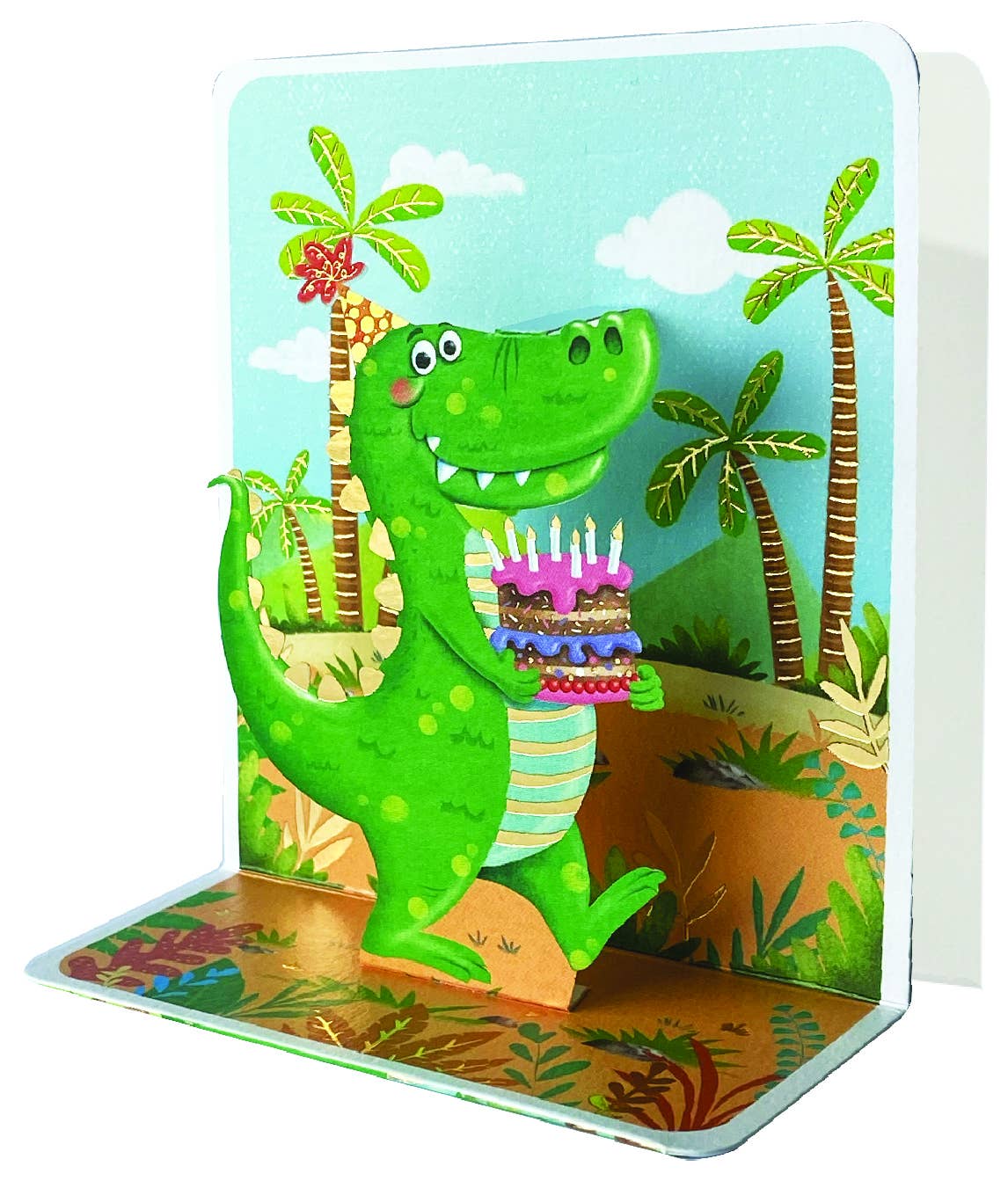 Dinosaur Small  Pop-Up Card Pictura