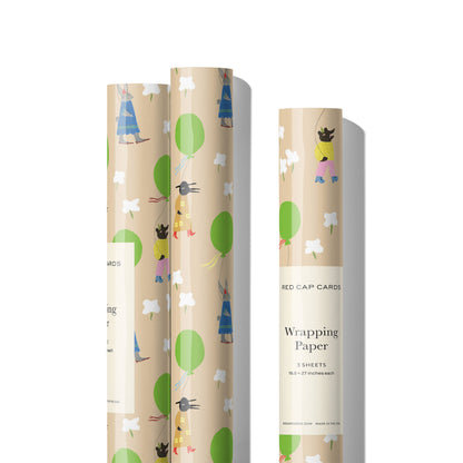 Birthday March birthday wrapping paper