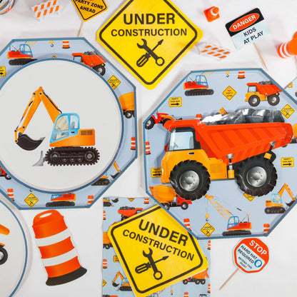 Construction Paper Plates – 10 in Partyware