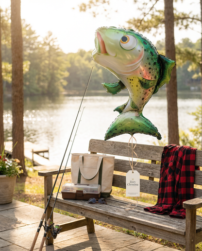 Fish Foil Balloon – Lake, Fishing & Outdoor-Themed Party