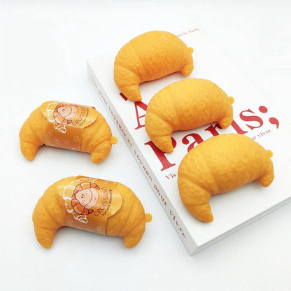 Croissant Squishy Toy – Slow-Rising Soft Stress Toy