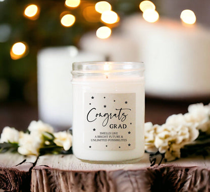 Congrats Grad Soy Candle / Graduation Gift