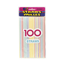 Striped Straws 100ct
