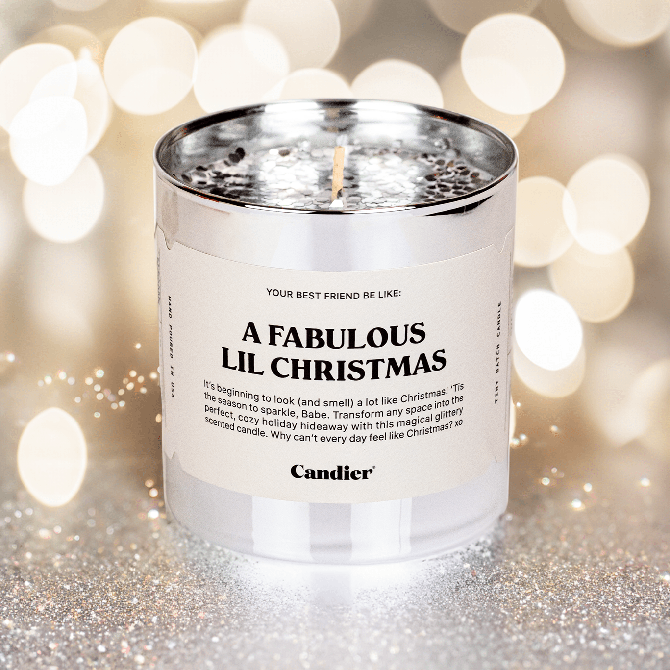 Fabulous Christmas Long Lasting Scented Jar/Filled Candle
