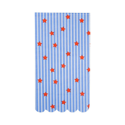 Stripes and Stars Paper Guest Napkins 24ct