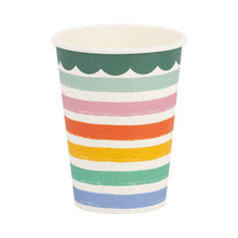 Fiesta Striped Paper Cups 8ct