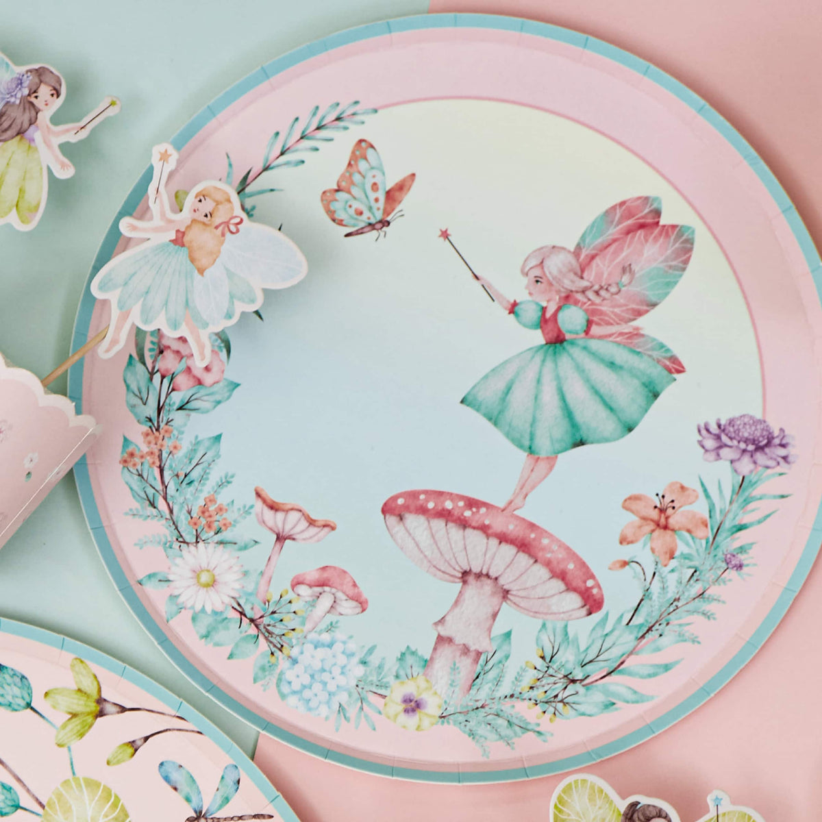 Fairy Garden Paper Plates – 8 in Partyware