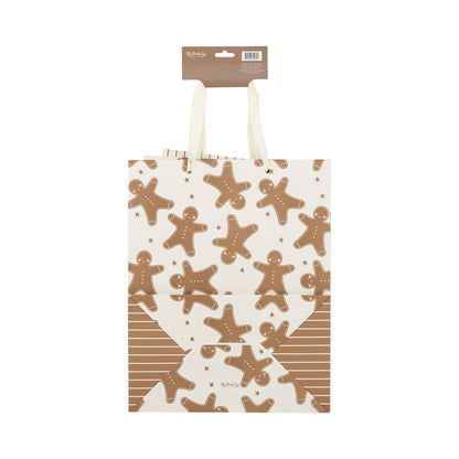 Gingerbread Christmas Gift Bag Set