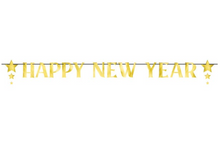 Happy New Year Star Letter Banner