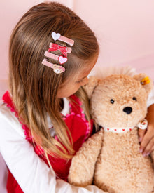 Occasions Beary Loved Hair Clips 4ct