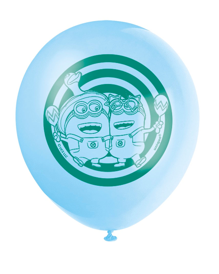 Despicable Me 4 Assorted 12in Latex Balloons 8ct